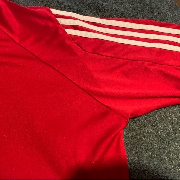 GUC Adidas Adipure Sport Shirt size Small red and white soccer football - Picture 5 of 6